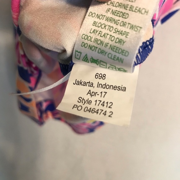 Lilly Pulitzer womens pink Sophie mini Dress in Catch and Release Print size XS - Picture 8 of 9